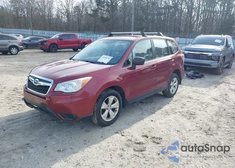 2015 Subaru Forester 2.5I from USA, damaged, VIN JF2SJAAC3FH441007